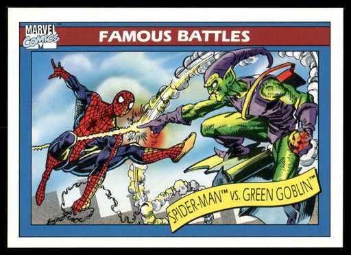 1990 Impel Marvel Universe #111 Spider-Man / Green Goblin