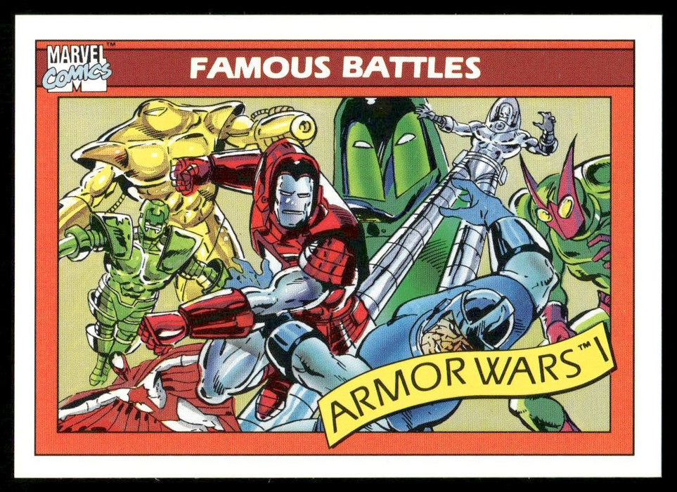 1990 Impel Marvel Universe #108 The Armor Wars