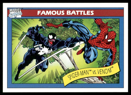 1990 Impel Marvel Universe #106 Spider-Man vs. Venom