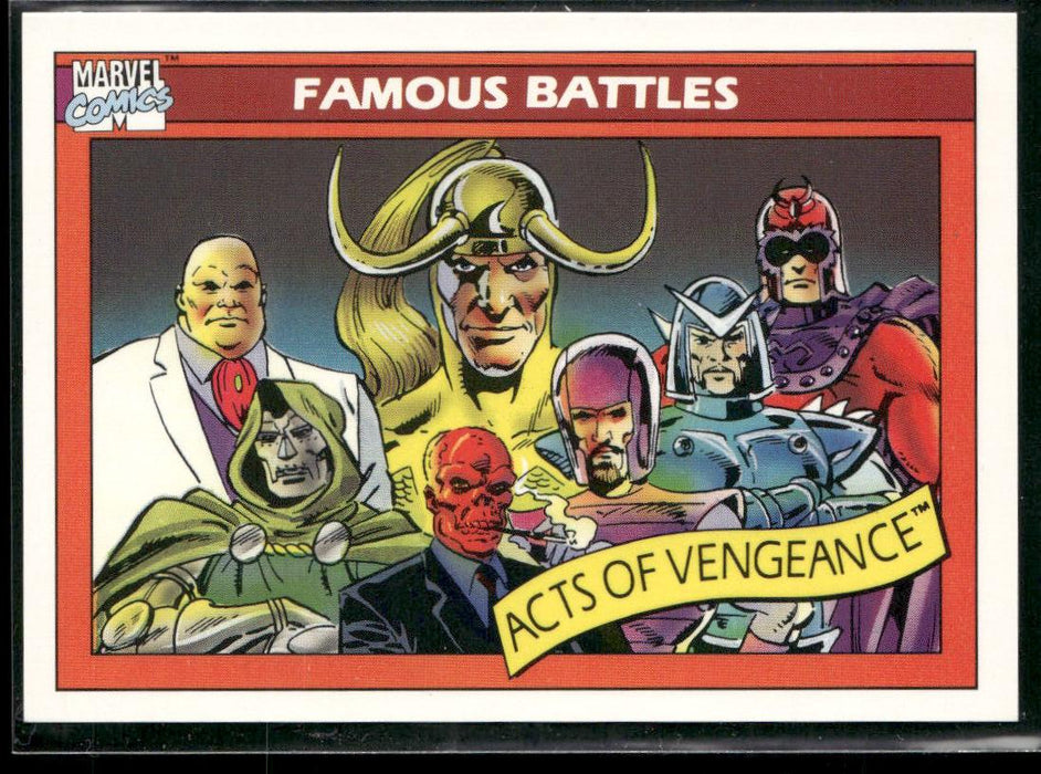 1990 Impel Marvel Universe #105 Acts of Vengeance