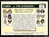 1990 Impel Marvel Universe #99 X-Men / The Avengers