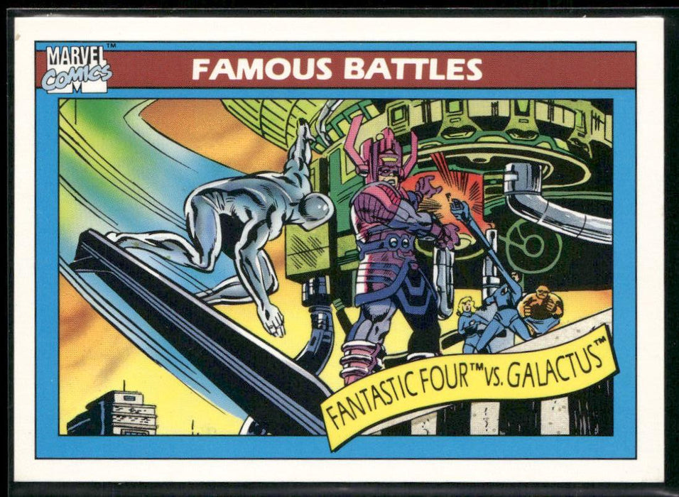 1990 Impel Marvel Universe #89 Fantastic Four vs. Galactus