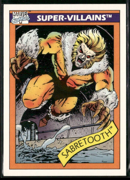 1990 Impel Marvel Universe #57 Sabretooth