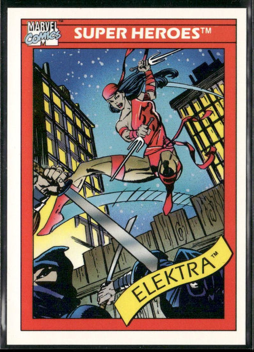 1990 Impel Marvel Universe #49 Elektra