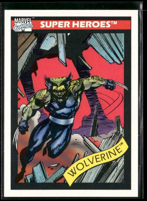 1990 Impel Marvel Universe #37 Wolverine