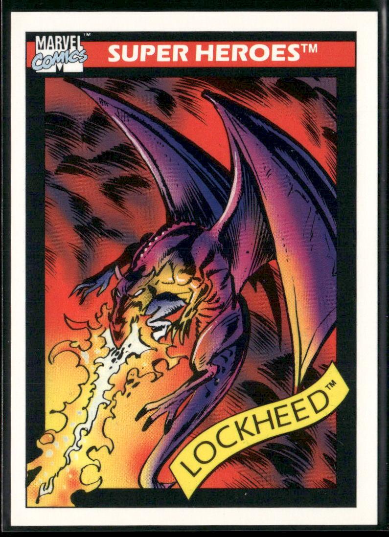 1990 Impel Marvel Universe #27 Lockheed — The Nerd Mall
