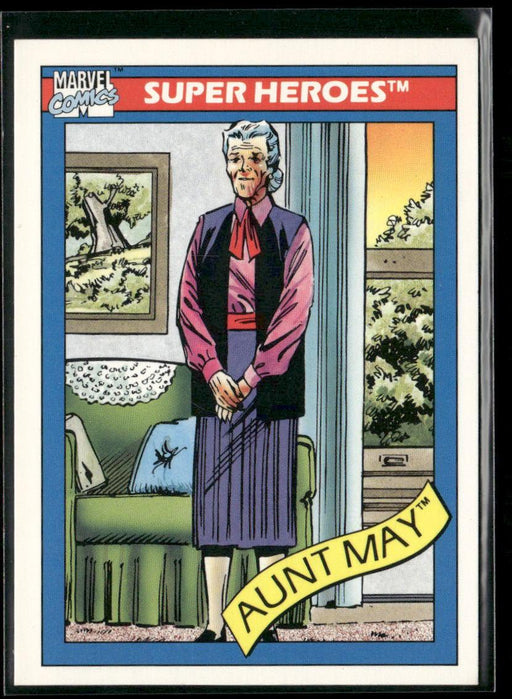 1990 Impel Marvel Universe #28 Aunt May