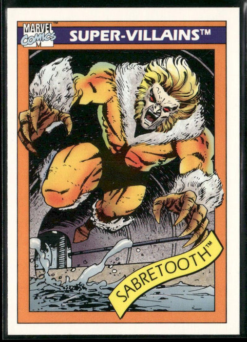 1990 Impel Marvel Universe #57 Sabretooth