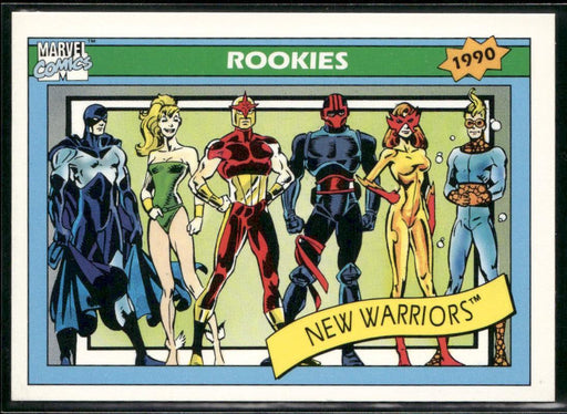 1990 Impel Marvel Universe #85 New Warriors