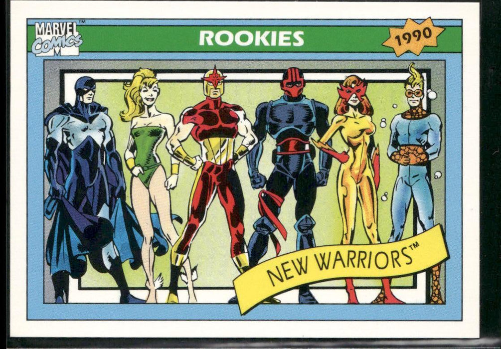 1990 Impel Marvel Universe #85 New Warriors