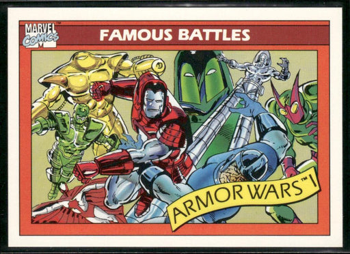 1990 Impel Marvel Universe #108 The Armor Wars