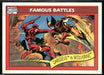 1990 Impel Marvel Universe #109 Daredevil vs. Wolverine