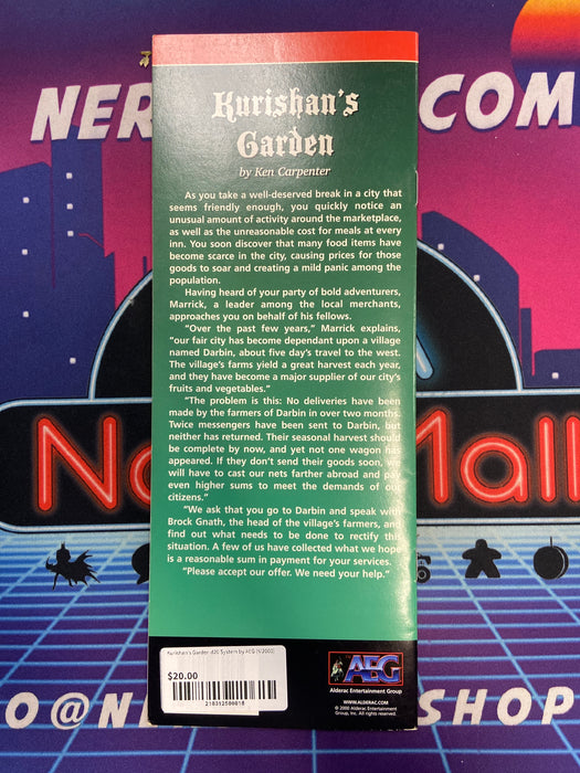 Kurishan's Garden d20 System by AEG (©2000)