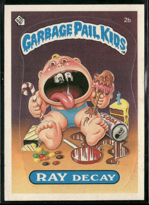 1985 Topps Garbage Pail Kids Series 1 #2b Ray Decay