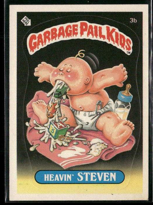 1985 Topps Garbage Pail Kids Series 1 #3b Heavin' Steven