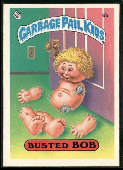 1985 Topps Garbage Pail Kids Series 1 #6b Busted Bob