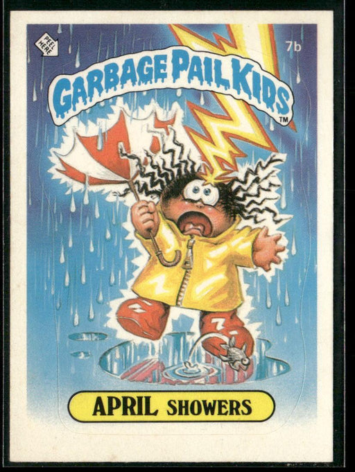 1985 Topps Garbage Pail Kids Series 1 #7b April Showers