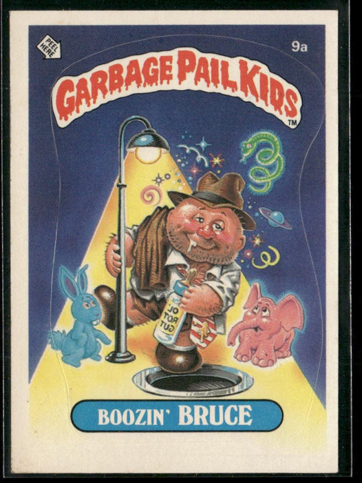 1985 Topps Garbage Pail Kids Series 1 #9a Boozin' Bruce