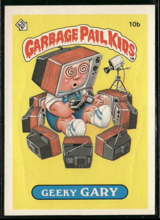 1985 Topps Garbage Pail Kids Series 1 #10b Geeky Gary