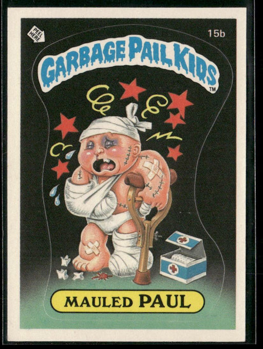 1985 Topps Garbage Pail Kids Series 1 #15b Mauled Paul