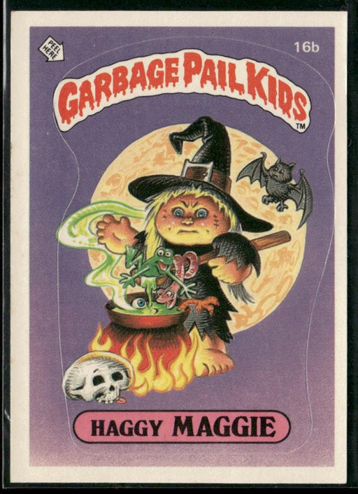 1985 Topps Garbage Pail Kids Series 1 #16b Haggy Maggie