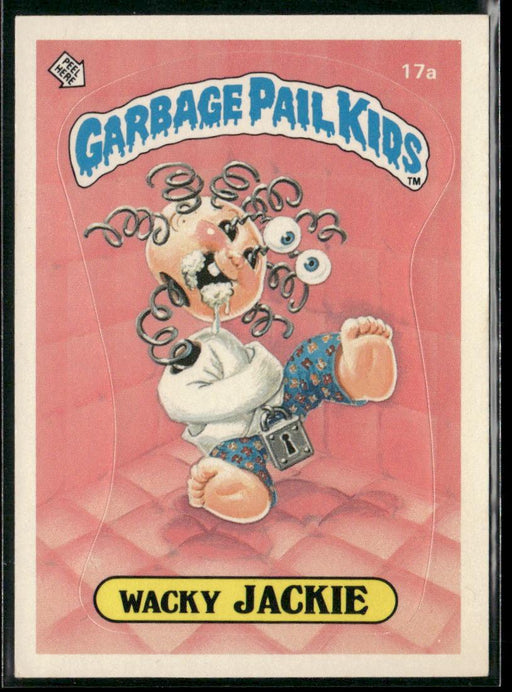 1985 Topps Garbage Pail Kids Series 1 #17a Wacky Jackie