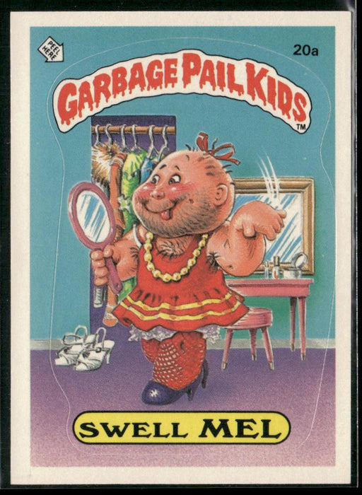 1985 Topps Garbage Pail Kids Series 1 #20a Swell Mel