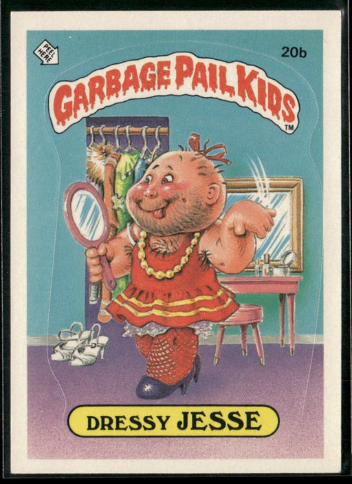 1985 Topps Garbage Pail Kids Series 1 #20b Dressy Jesse