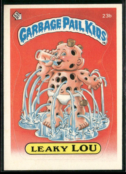 1985 Topps Garbage Pail Kids Series 1 #23b Leaky Lou