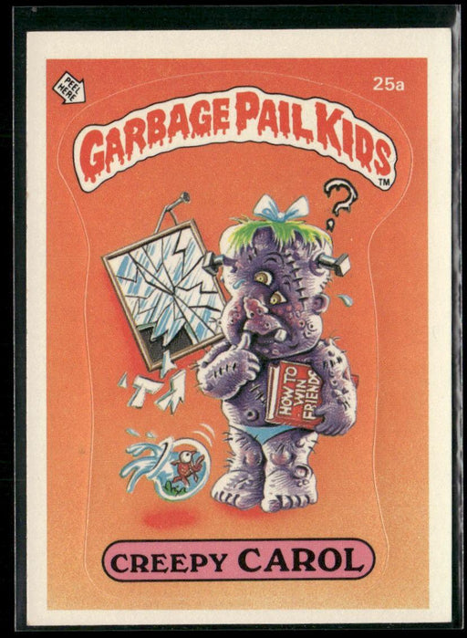 1985 Topps Garbage Pail Kids Series 1 #25a Creepy Carol