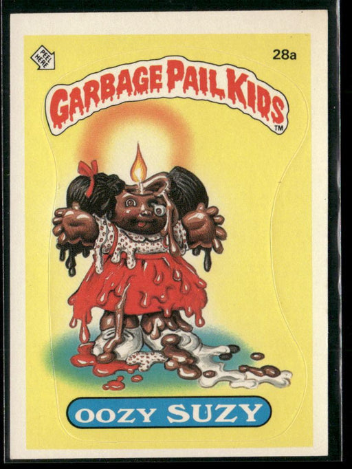 1985 Topps Garbage Pail Kids Series 1 #28a Oozy Suzie