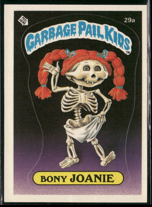 1985 Topps Garbage Pail Kids Series 1 #29a Bony Joanie