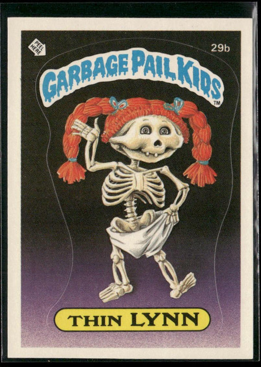 1985 Topps Garbage Pail Kids Series 1 #29b Thin Lynn