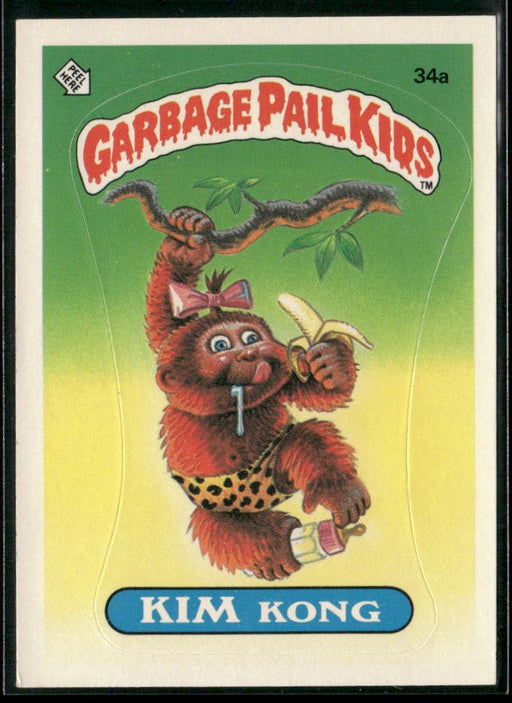 1985 Topps Garbage Pail Kids Series 1 #34a Kim Kong