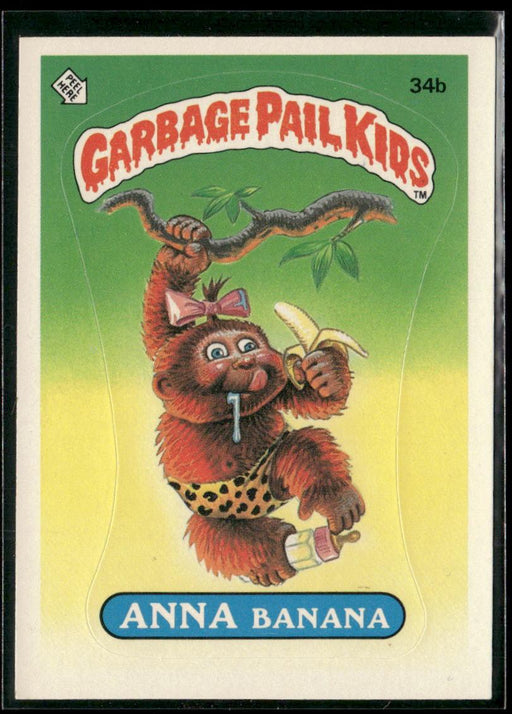 1985 Topps Garbage Pail Kids Series 1 #34b Anna Banana