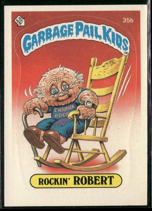 1985 Topps Garbage Pail Kids Series 1 #35b Rockin' Robert