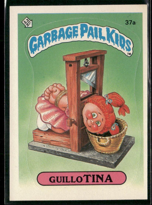 1985 Topps Garbage Pail Kids Series 1 #37a Guillo Tina