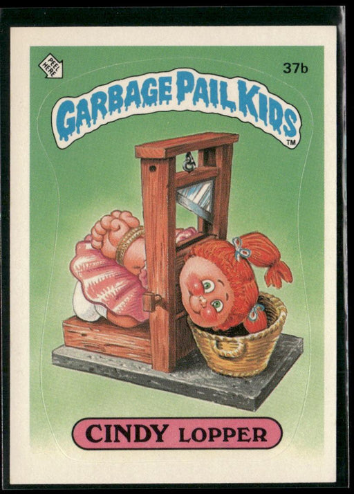 1985 Topps Garbage Pail Kids Series 1 #37b Cindy Lopper