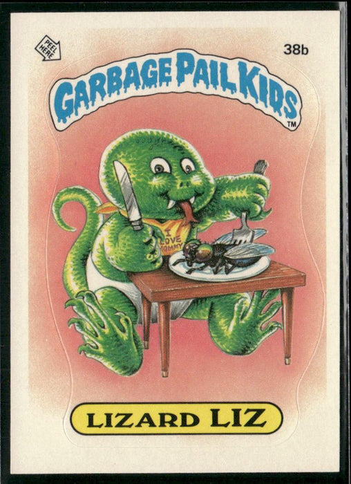 1985 Topps Garbage Pail Kids Series 1 #38b Lizard Liz