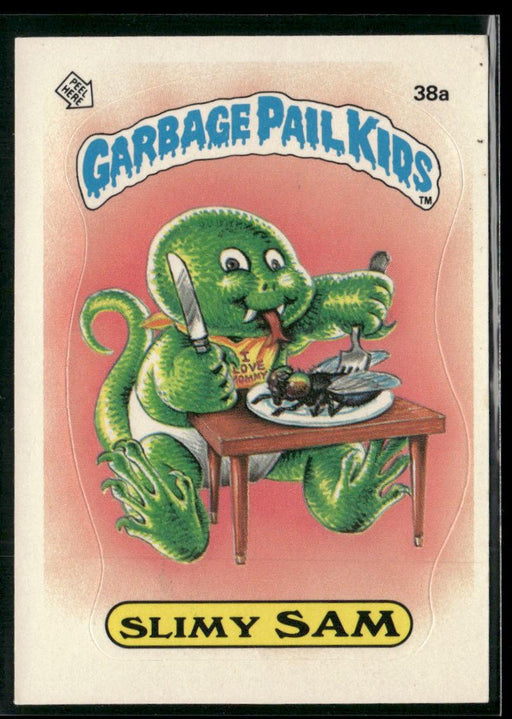 1985 Topps Garbage Pail Kids Series 1 #38a Slimy Sam