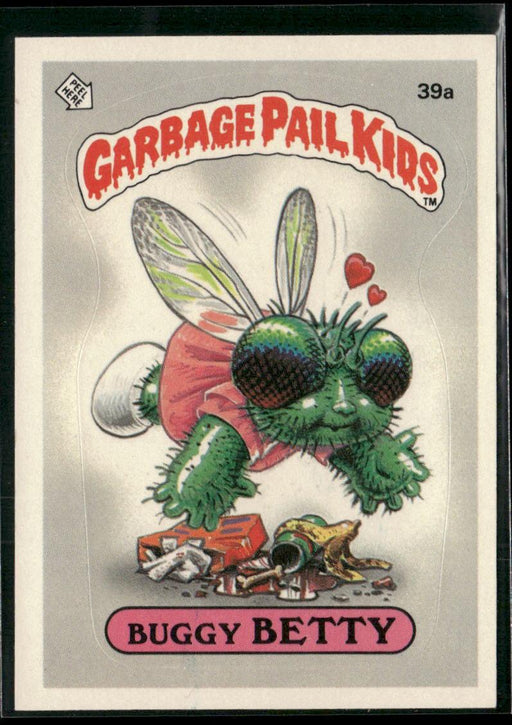 1985 Topps Garbage Pail Kids Series 1 #39b Green Jean