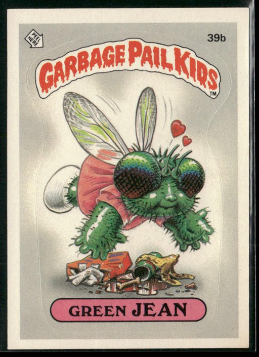 1985 Topps Garbage Pail Kids Series 1 #39b Green Jean