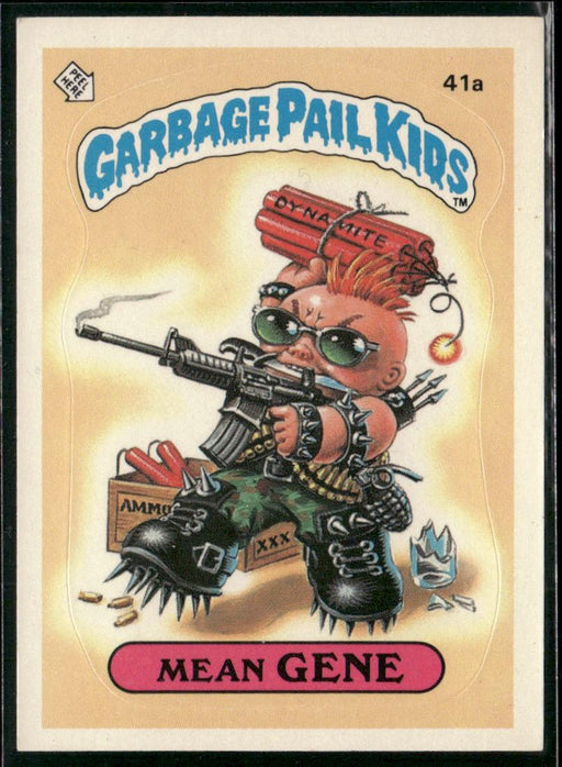 1985 Topps Garbage Pail Kids Series 1 #41a Mean Gene