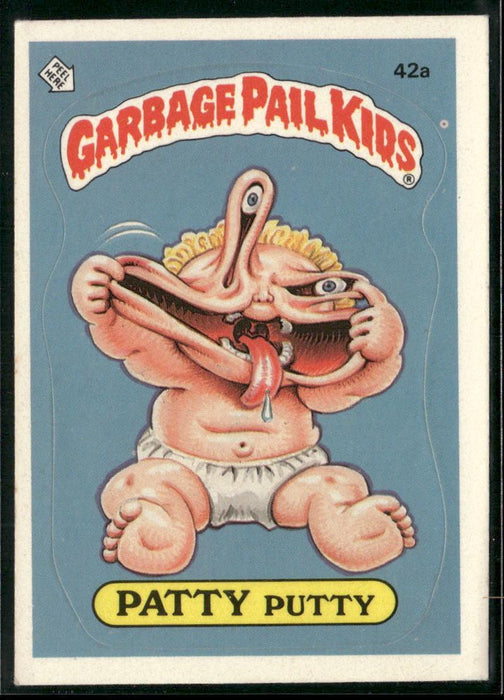 1985 Topps Garbage Pail Kids Series 2 #42a Patty Putty