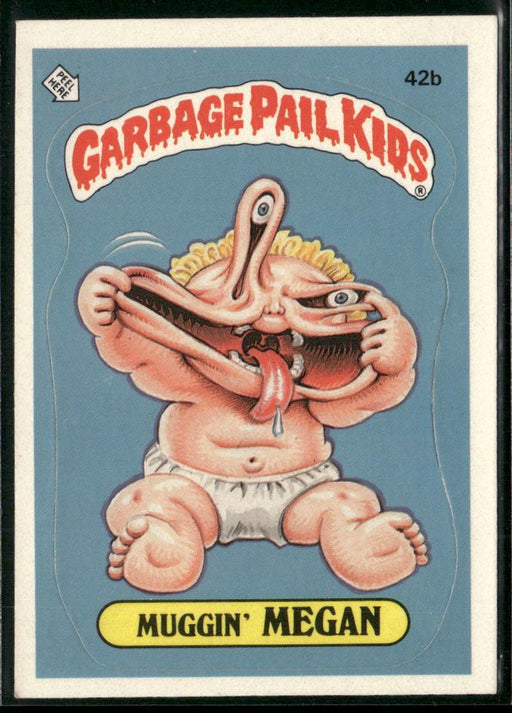 1985 Topps Garbage Pail Kids Series 2 #42b Muggin' Megan