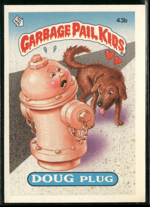 1985 Topps Garbage Pail Kids Series 2 #43b Doug Plug