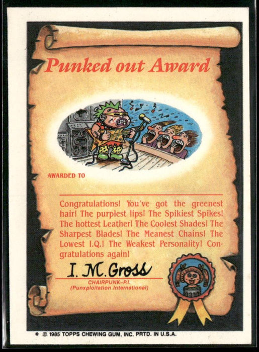 1985 Topps Garbage Pail Kids Series 2 #45a Leaky Lindsay