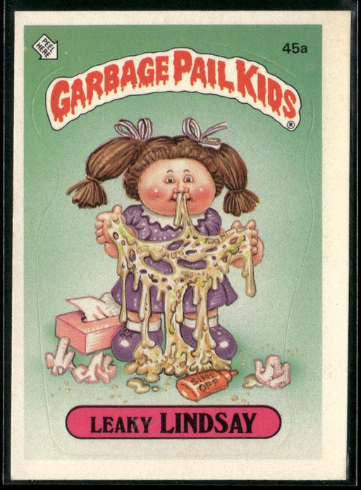 1985 Topps Garbage Pail Kids Series 2 #45a Leaky Lindsay