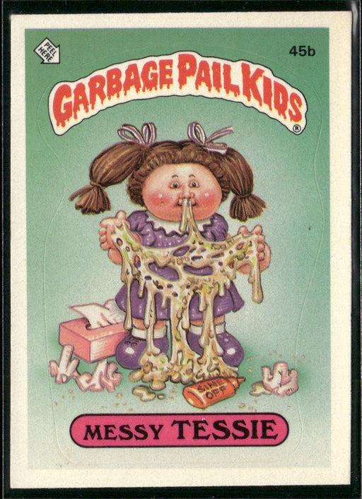 1985 Topps Garbage Pail Kids Series 2 #45b Messy Tessie