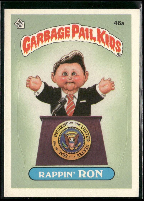 1985 Topps Garbage Pail Kids Series 2 #46 Rappin' Ron
